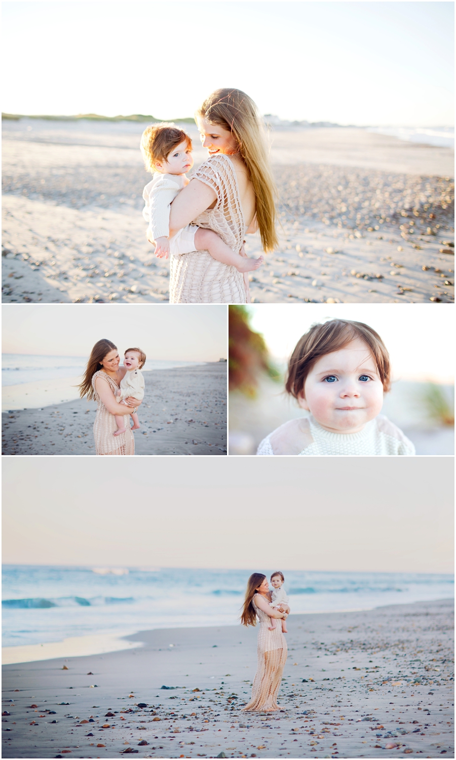 baby portraits on the beach
