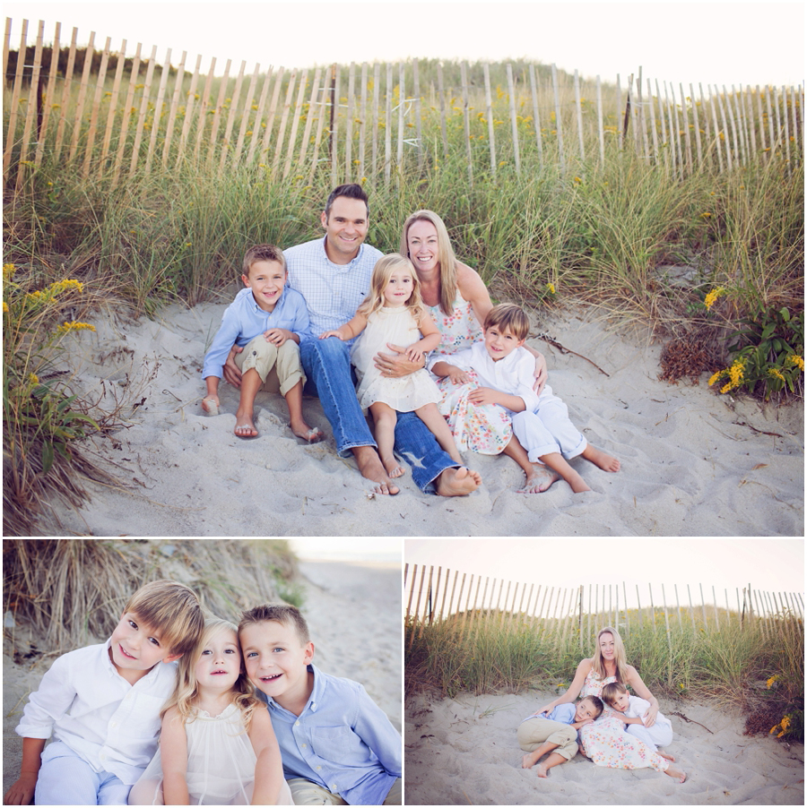 Family Beach Portraits South Shore Massachusetts