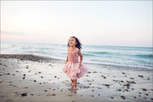 Joy Child On Beach